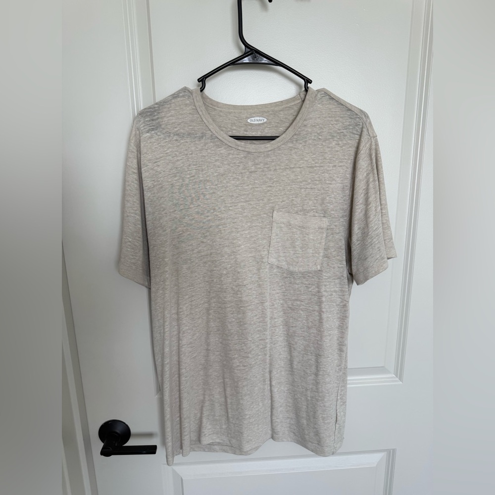 Old Navy Tan Short Sleeve Tee